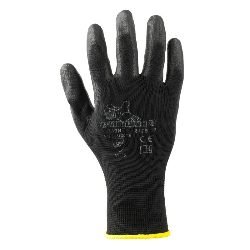 GUANTO POLIESTERE PU NERO